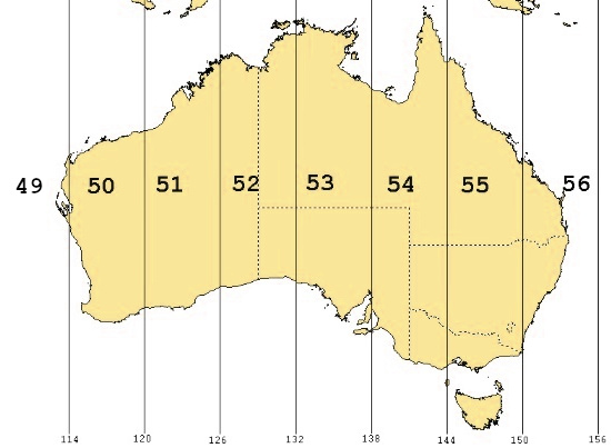 UTM zones